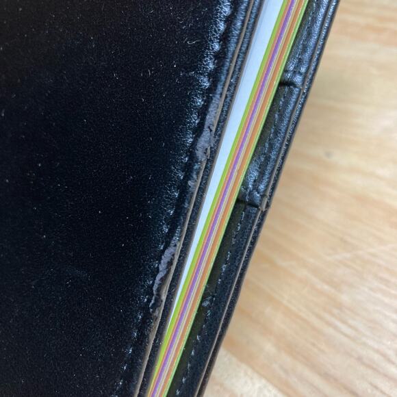 TUL Black Disc Binder w/2 sets of tabs and 50 pages Narrow Ruled Paper. Preowned - Picture 9 of 10